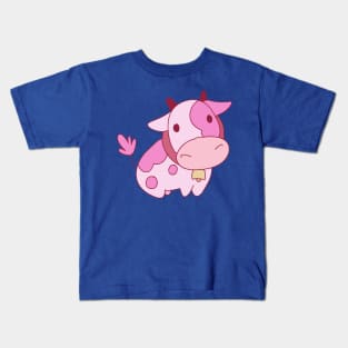 Strawberry Milk Cow Kids T-Shirt